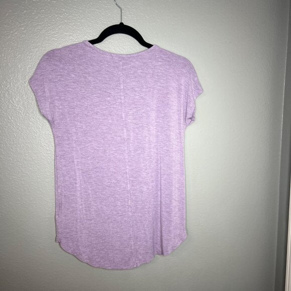 Adrienne Vittadini T-Shirt Size S Cap Sleeve Stretch Scoop Neck - Picture 4 of 5